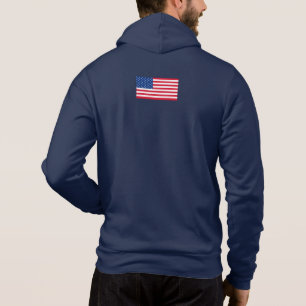 オーダーメイド クラシックアメリカ国旗ジャケットギフト パーカ