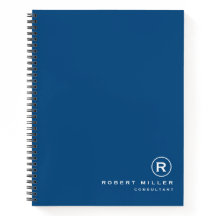 オーダーメイド クラシック ネイビー & ホワイト モノグラムイニシャル