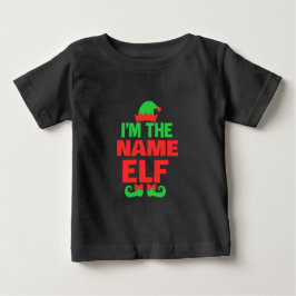 オーダーメイド クリスマスエルフ ベビーTシャツ