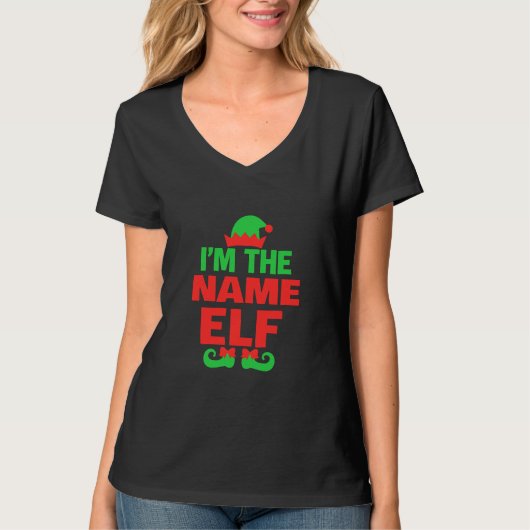 オーダーメイド クリスマスエルフ Tシャツ (正面)