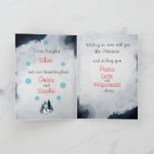 オーダーメイド クリスマスカード あなたを想って カード (内部)