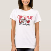 オーダーメイド クリスマスクルー ファミリー クリスマスTシャツ Tシャツ (正面)
