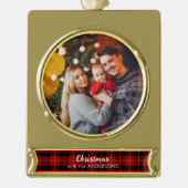オーダーメイド クリスマスツリー ゴールド オーナメント (正面)