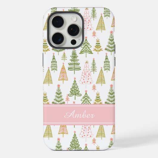 オーダーメイド クリスマスツリー スマホケース iPhoneケース (裏面)
