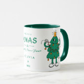 オーダーメイド クリスマスツリー マグカップ (正面右)