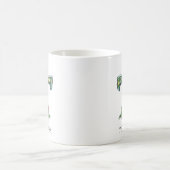 オーダーメイド クリスマスツリー モノグラム T シャツ コーヒーマグカップ (中央)