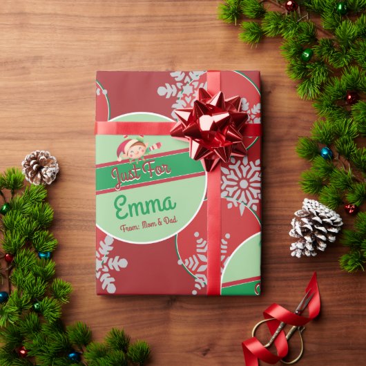 オーダーメイド クリスマス ギフト包装紙 ラッピングペーパー (クリスマスギフト)