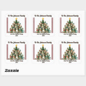 オーダーメイド クリスマス ギフト ステッカー 2024 (シート)