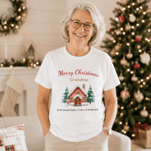 オーダーメイド クリスマス グランマTシャツ ギフト