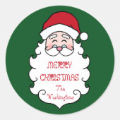 オーダーメイド クリスマス サンタクロース シール (正面)