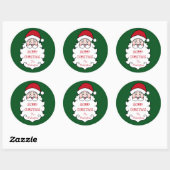 オーダーメイド クリスマス サンタクロース シール (シート)