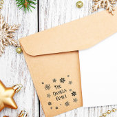 オーダーメイド クリスマス スノーフレーク ラバースタンプ