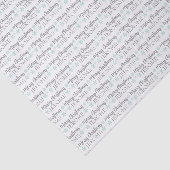 オーダーメイド クリスマス ティッシュペーパー 薄葉紙 (詳細)
