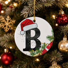 オーダーメイド クリスマス モノグラム オーナメント