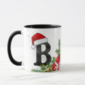オーダーメイド クリスマス モノグラム マグ (左)