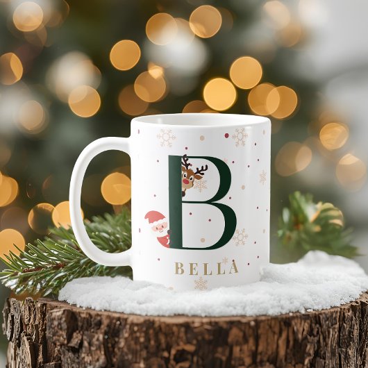 オーダーメイド クリスマス モノグラム B マグ