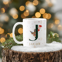 オーダーメイド クリスマス モノグラム J マグ