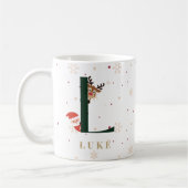 オーダーメイド クリスマス モノグラム L マグカップ (左)