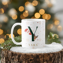 オーダーメイド クリスマス モノグラム Y マグ