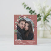 オーダーメイド クリスマス 写真入りカード - ホリデー サンキューカード (スタンド正面)