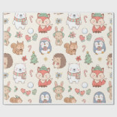オーダーメイド クリスマス 名前 ラッピングペーパー | エレガ (フラット)