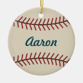 オーダーメイド クリスマス 野球 スポーツ オーナメント (正面)