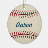 オーダーメイド クリスマス 野球 スポーツ オーナメント (左)