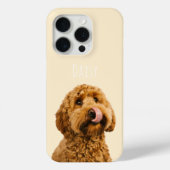 オーダーメイド クリーム色の犬の写真 カスタム Case-Mate iPhoneケース (裏面)