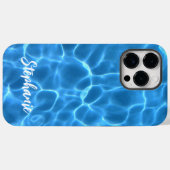 オーダーメイド クールブルーのプール 写真 Case-Mate iPhoneケース (裏面 (横))