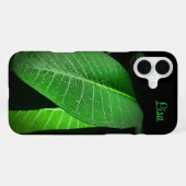 オーダーメイド グリーンリーフ アップル iPhone ケース (裏面横)