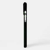 オーダーメイド グリーンリーフ アップル iPhone ケース (左側面)