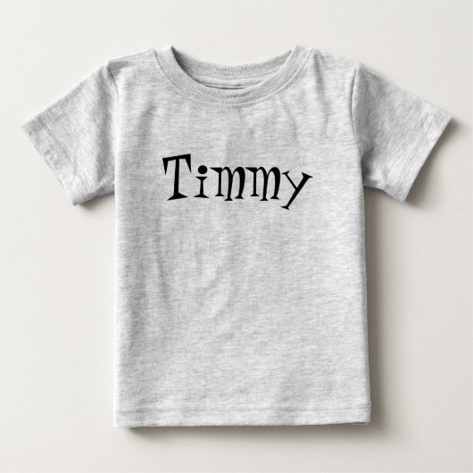 オーダーメイド グレー ベビーTシャツ (正面)