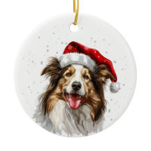 オーダーメイド コリー 犬のクリスマス