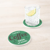 オーダーメイド コーヒーショップ コースター ギフト (側面)