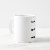 オーダーメイド コーヒーマグカップ (正面左)