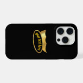 オーダーメイド ゴシックゴールドクラウン フォンケース iPhoneケース (裏面横)
