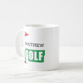 オーダーメイド ゴルフ コーヒーマグ コーヒーマグカップ (正面左)