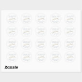 オーダーメイド ゴールド 結婚式の引出物 ラウンドシール (シート)
