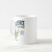 オーダーメイド サイエンス教師ギフト コーヒーマグカップ (正面左)