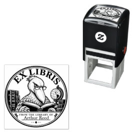 オーダーメイド サイチョウ Ex Libris 本のスタンプ セルフインキングスタンプ