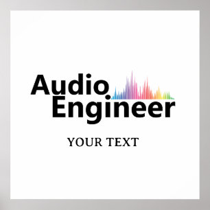 オーダーメイド サウンドエンジニア 音響エンジニアリング ポスター