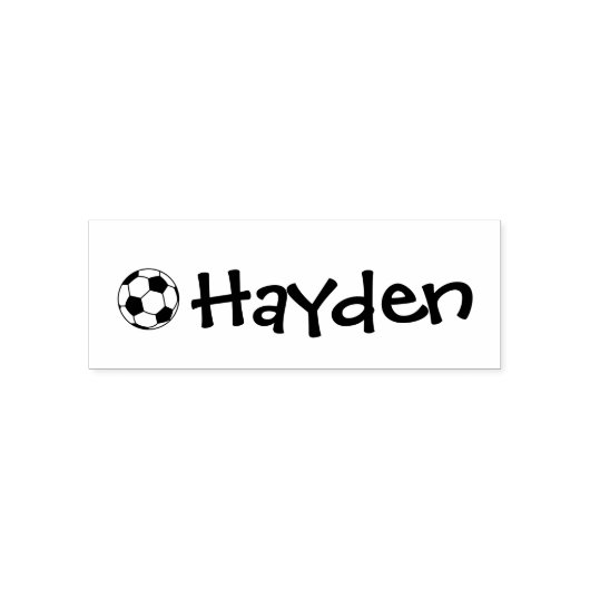 オーダーメイド サッカーグッズ セルフインキングスタンプ (デザイン)