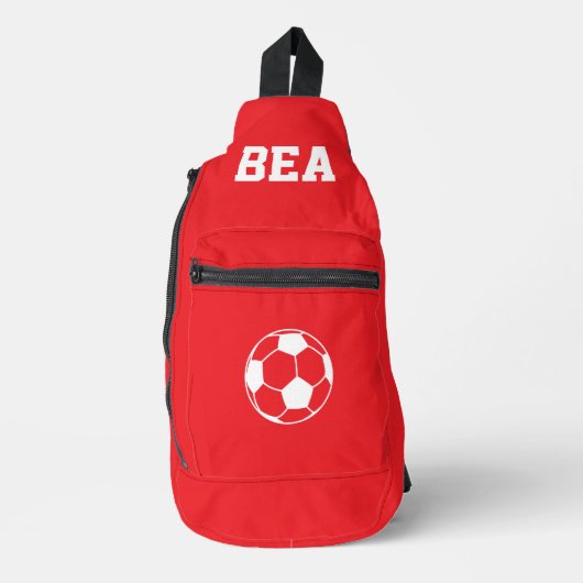 オーダーメイド サッカーブーツ スリングバッグ (正面)