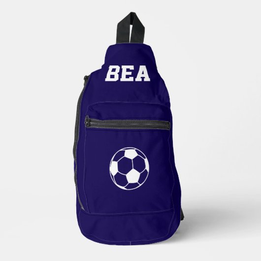 オーダーメイド サッカーブーツ スリングバッグ (正面)