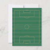 オーダーメイド サッカーボール ノートカード (裏面)