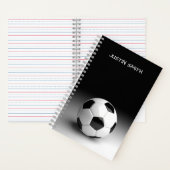 オーダーメイド サッカーボール ノート (内側)