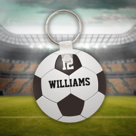オーダーメイド サッカー選手名+背番号 キーホルダー