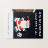 オーダーメイド サッカー クリスマス ジグソーパズル (横)