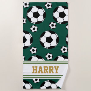 オーダーメイド サッカー スポーツ サマー ビーチタオル