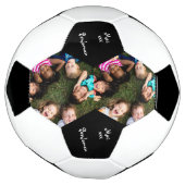 オーダーメイド サッカー ボール 署名 写真入り (回転)